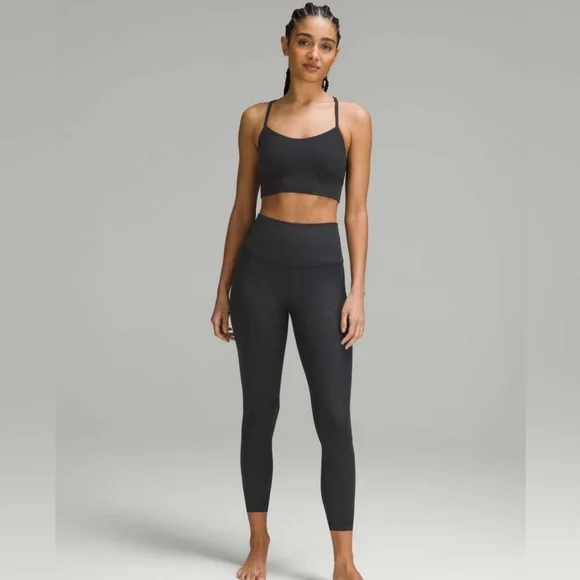 Align High Rise Tights 25”.Ripple Emboss Black. NWT!!6. RARE!
